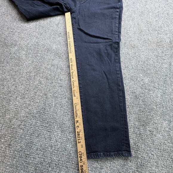 Talbots Signature Ankle Jeans Womens 16 Blue Stretch‎ 36x27.5 Cowgirl Comfy - Picture 7 of 11